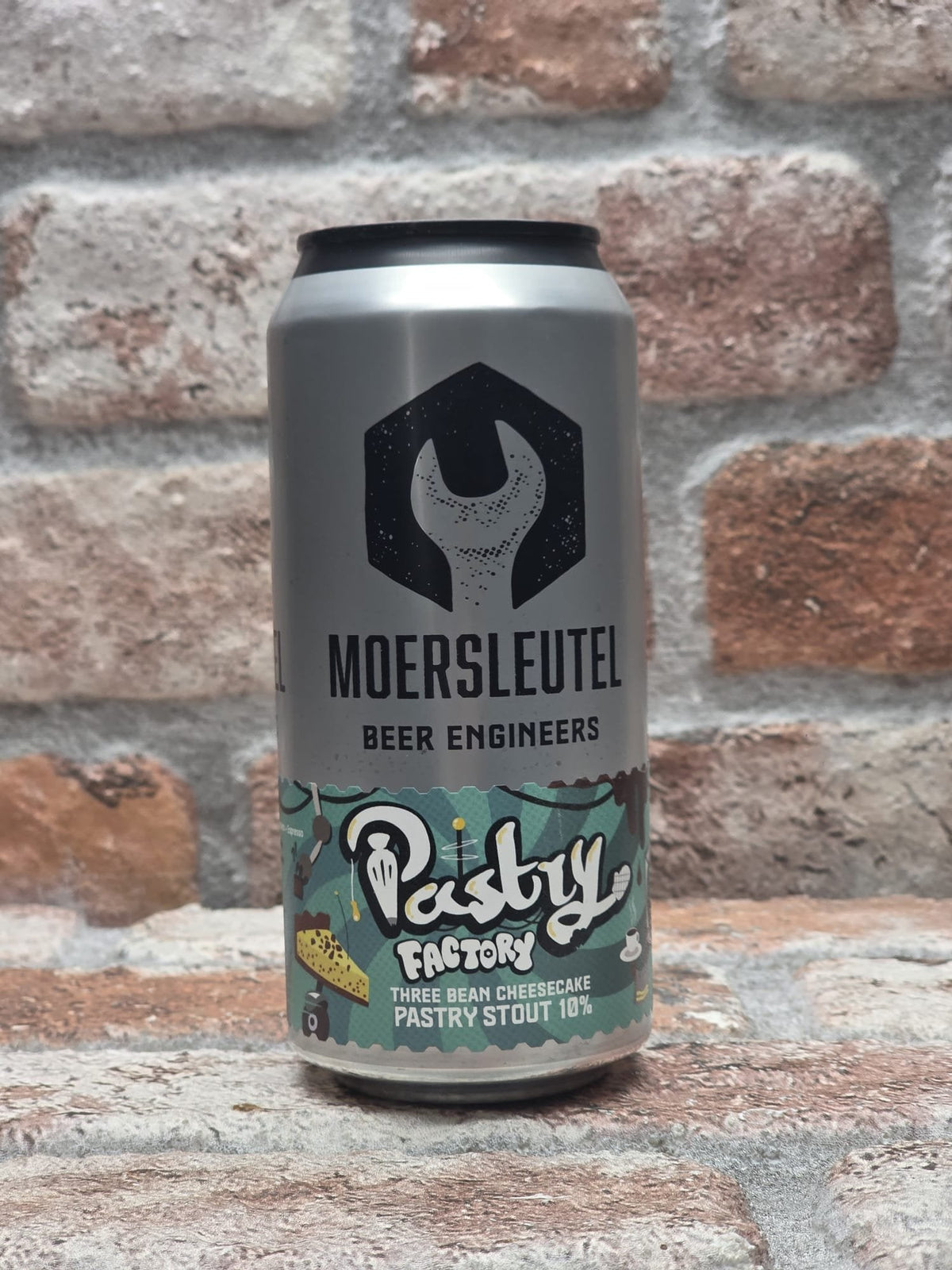 Moersleutel Craft Brewery Pastry Factory: Three Bean Cheesecake Stout - 44 CL