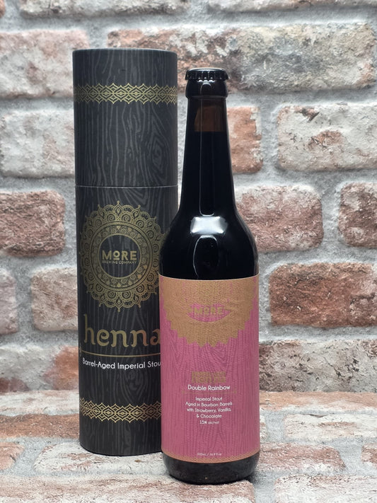 More Brewing Company Barrel-Aged Henna: Double Rainbow (2022) Stout - 50 CL