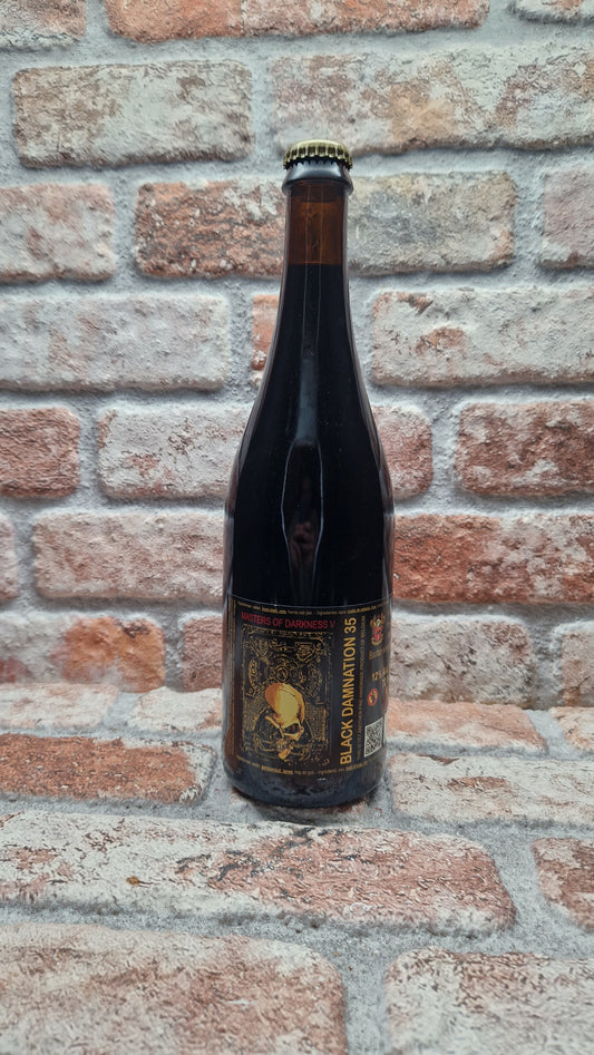 De Struise Brouwers Black Damnation 35 A.K.A. Masters of Darkness V (BA Bourbon Maple) Stout - 75 CL