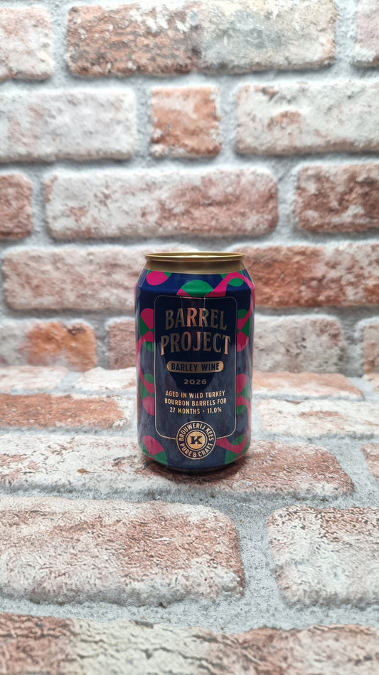 Brauerei Kees Barrel Project 2026, Barley Wine gereift in Wild Turkey Barrels Barleywine - 33 CL