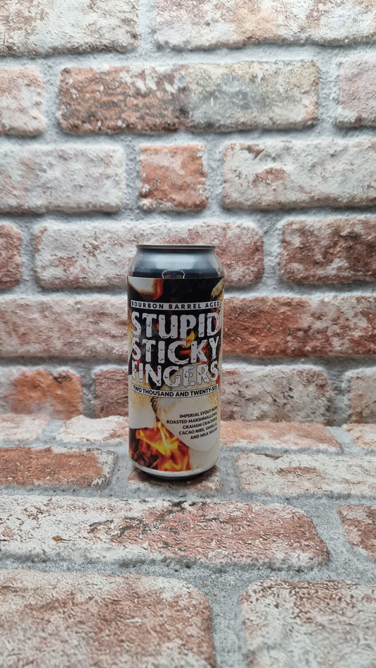Werk Force Brewing Company Bourbon Barrel Aged Stupid Sticky Fingers (2026) Stout - 44 CL