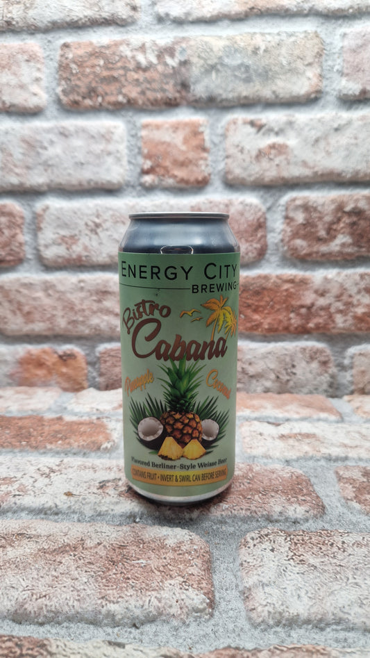 Energy City Bistro Cabana - Pineapple & Coconut Sour - 47.3 CL (1 pint)