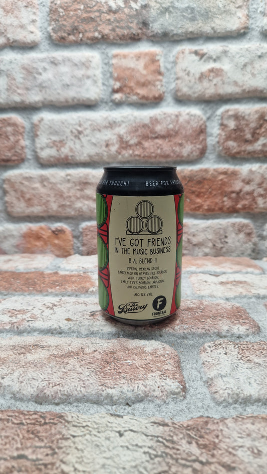 Frontal I've Got Friends In The Music Business BA Blend II Stout - 33 CL