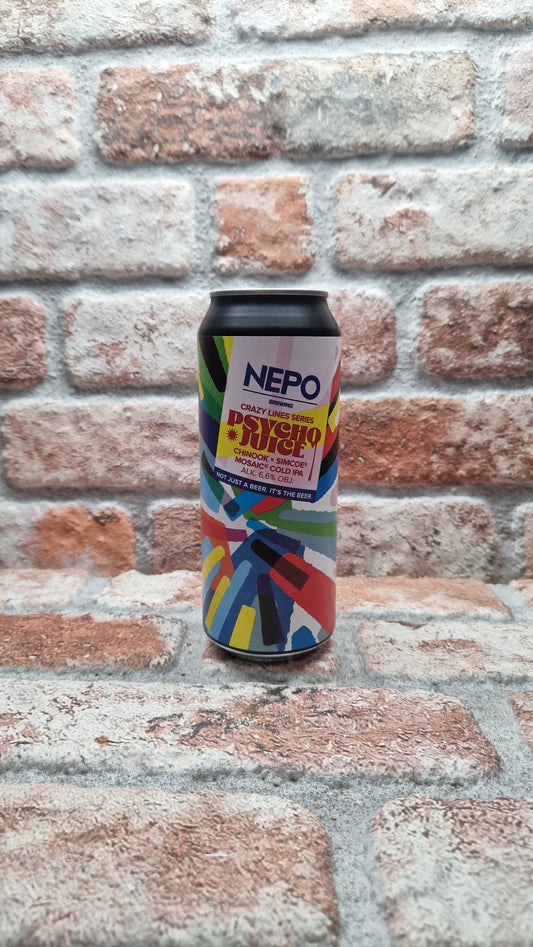 Nepo Brewing Crazy Lines Serie: Psycho Juice IPA - 44 CL