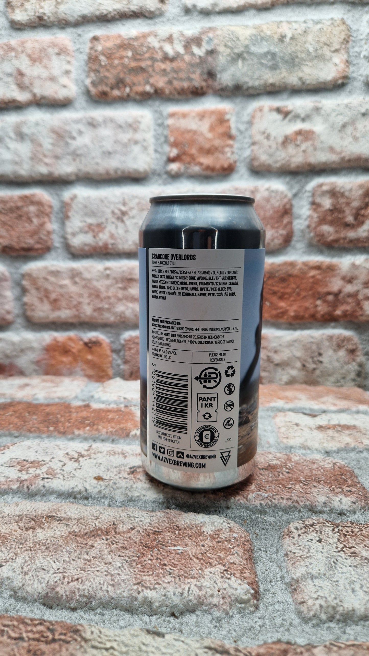 Azvex Crabcore Overlords Stout - 44 CL