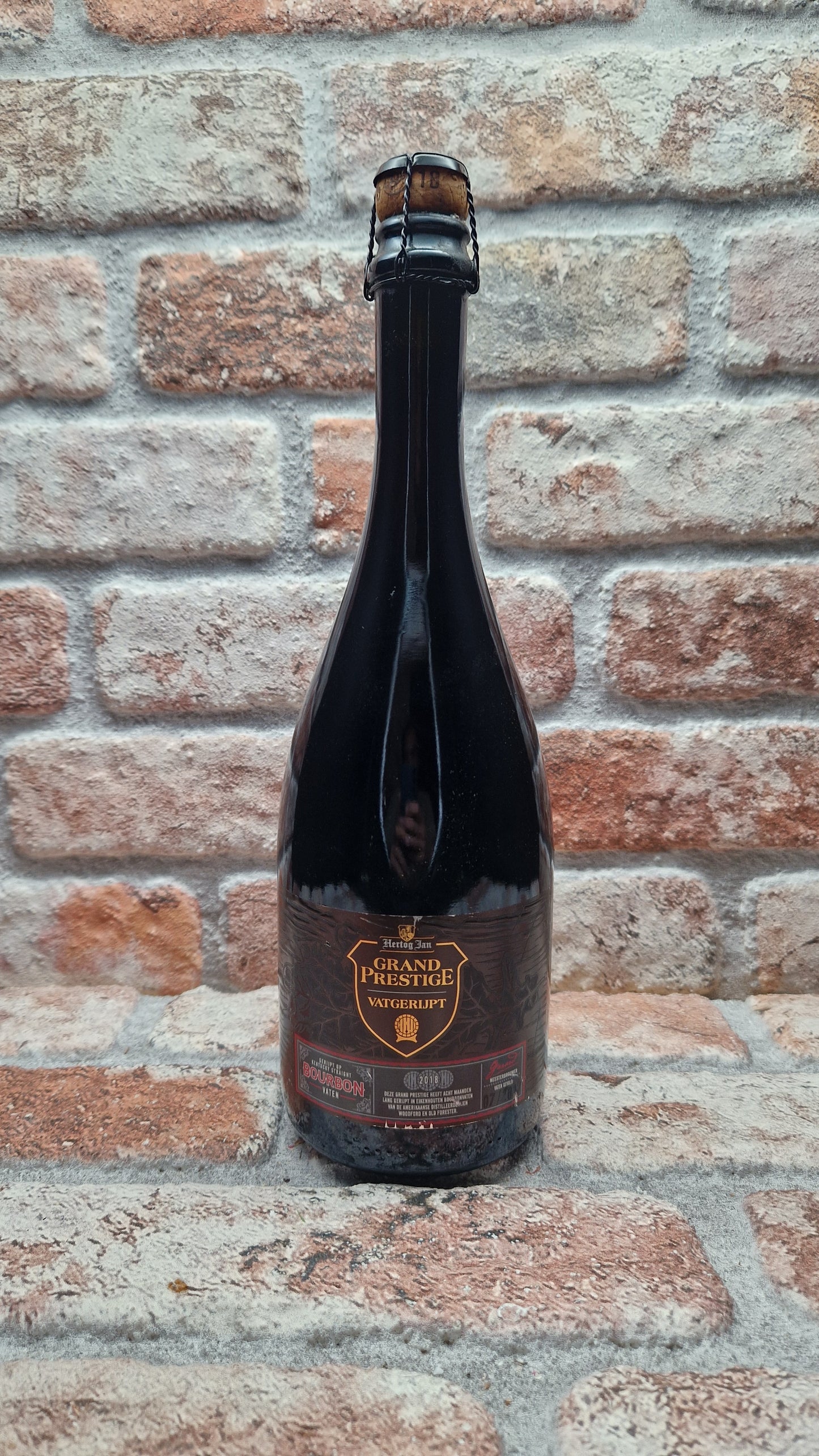Hertog Jan Grand Prestige Vatgerijpt Bourbon (2018) Barleywine zonder doos - 75 CL