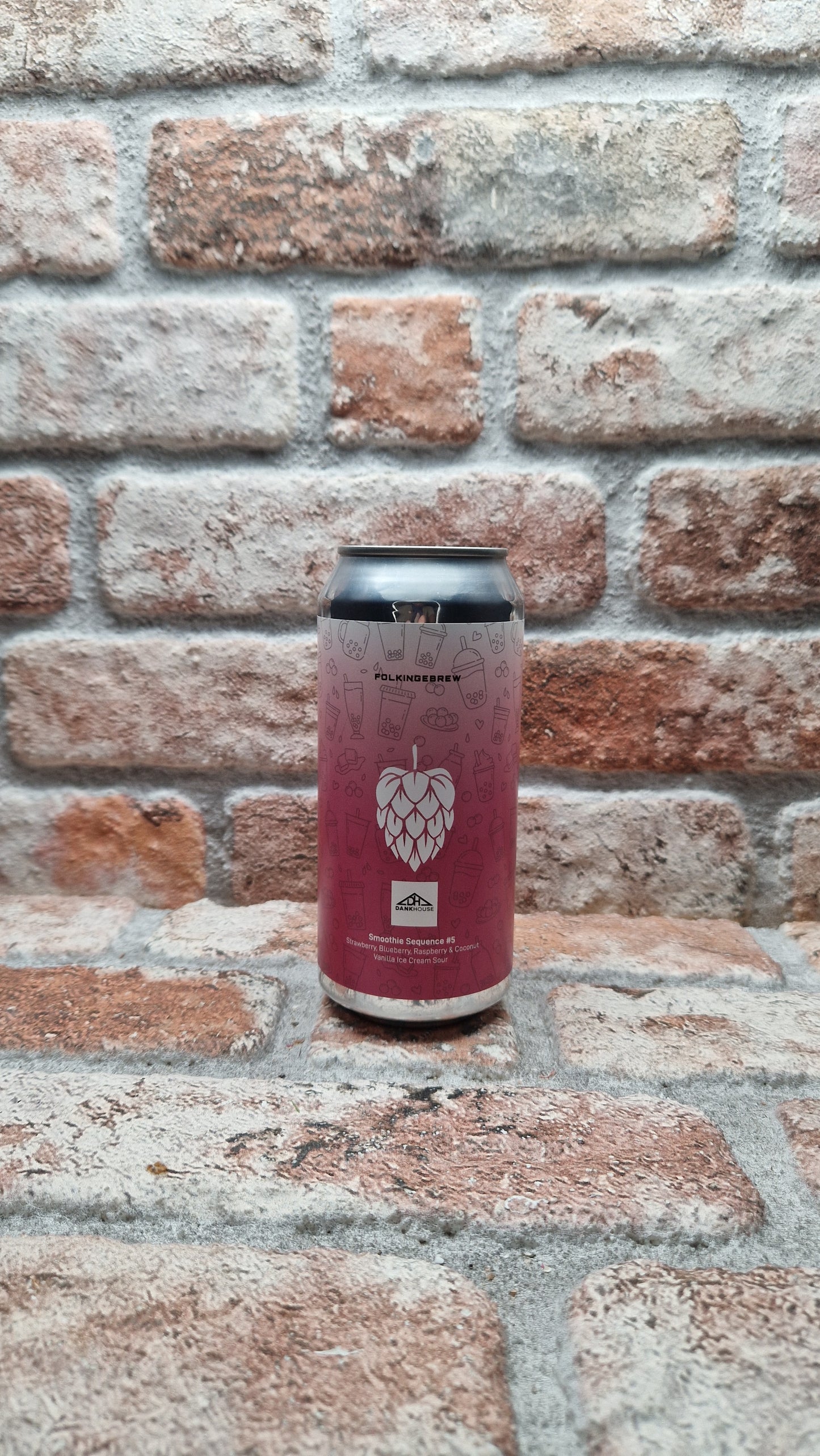 Folkingebrew Smoothie Sequence #5: Strawberry, Blueberry, Raspberry & Coconut Sour - 44 CL