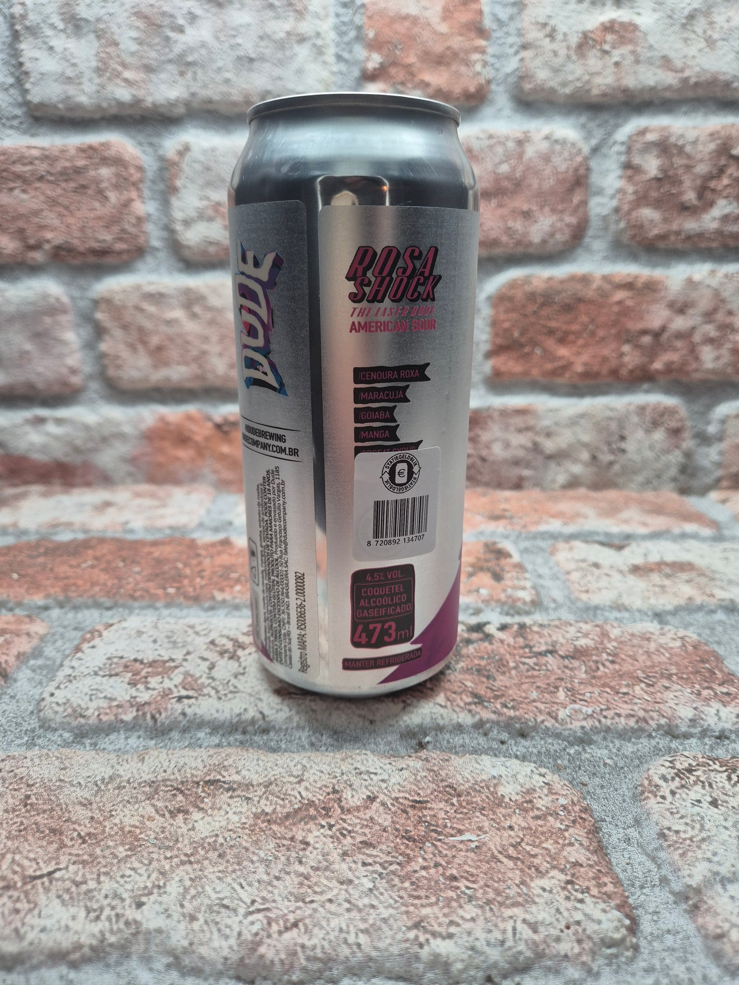 Dude Brewing Rosa Shock | The Laser Dude Sour - 47.3 CL (1 pint)